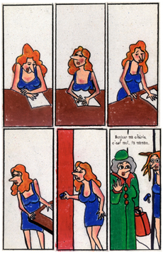 illustration la peur